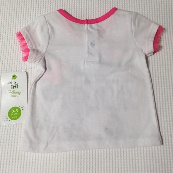 🔥SALE🔥 Disney Minnie Mouse Girl's Top and Tulle Skirt Leggings Set NWT SZ 0-3M - Picture 5 of 12